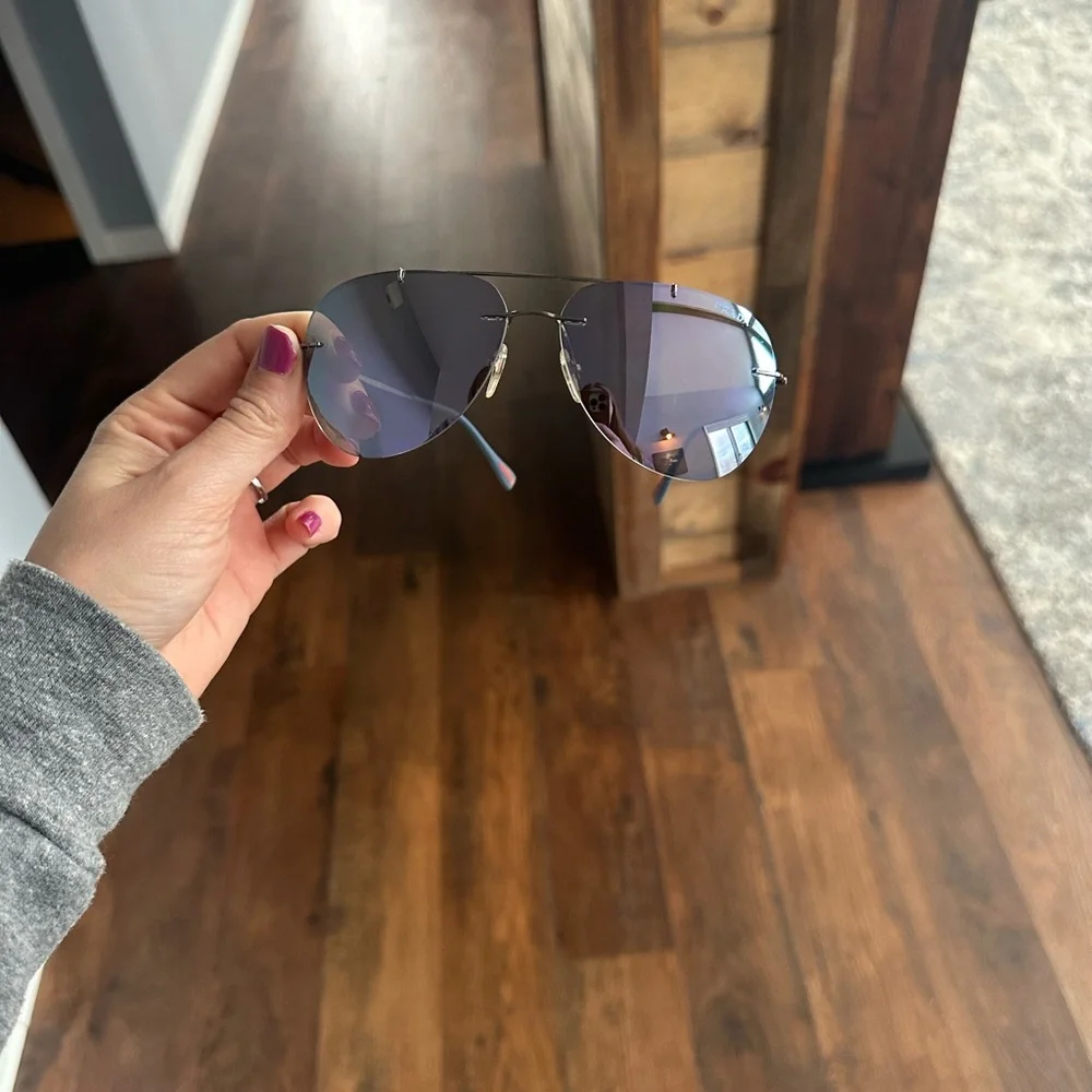 Prada Aviator Sunglasses in Gray with Case - Picture 2 of 7